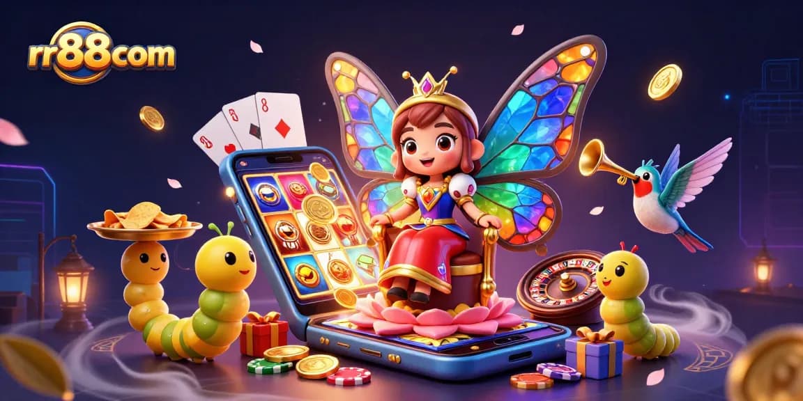 Engage in thrilling gameplay at rr88com with vibrant casino elements and dynamic characters.
