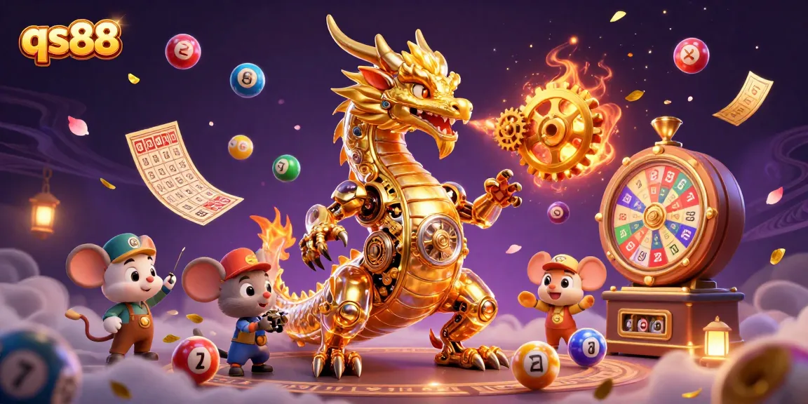Experience exciting qs88 gaming moments with a lively casino scene filled with cheerful illustrations.