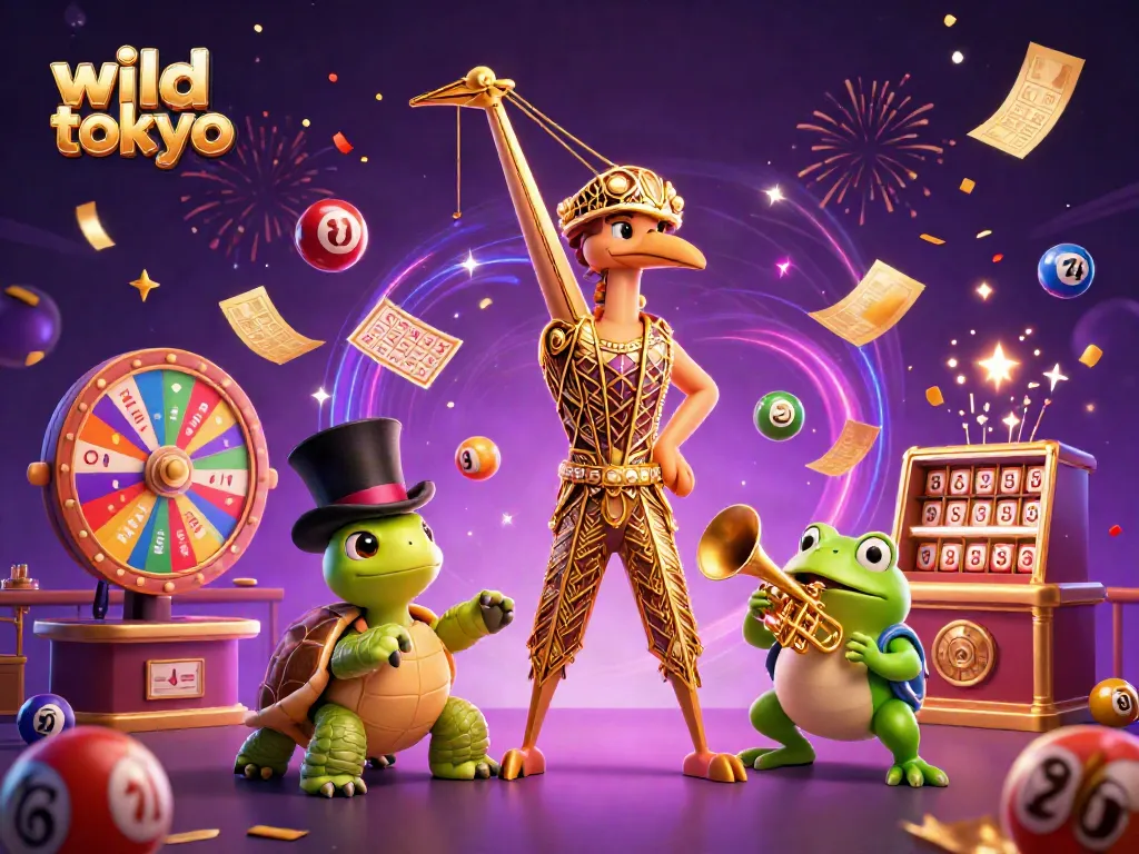Join the excitement at Wild Tokyo, where vibrant characters and thrilling games come alive!