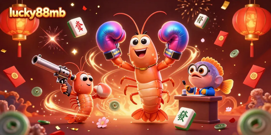 Engage with dynamic gaming at lucky88mb featuring vibrant 3D characters and casino elements.