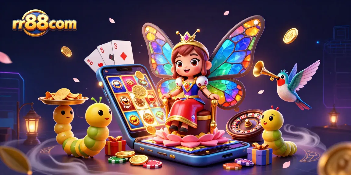 Engage in thrilling gameplay at rr88com with vibrant casino elements and dynamic characters.